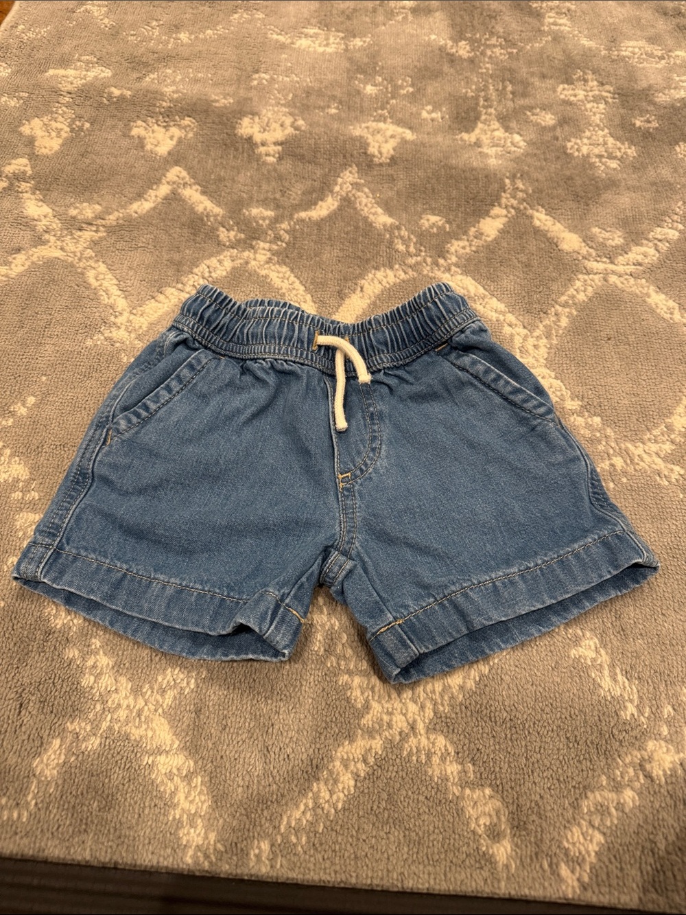 H&M Light Blue Denim Pull-On Kids Shorts